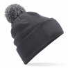 Winter hat - mod. B443:Graphite Grey, 100% acrylic, Light Grey, One Size